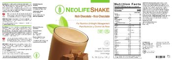 NeoLife NeoLifeShake Rich Chocolate - supplement