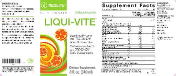 NeoLife Nutritionals Liqui-Vite Citrus Flavor - supplement