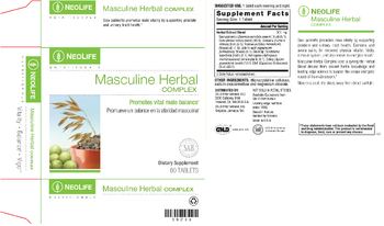 NeoLife Nutritionals Masculine Herbal Complex - supplement