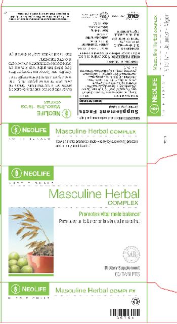 NeoLife Nutritionals Masculine Herbal Complex - supplement