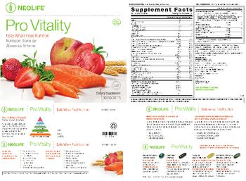 NeoLife Pro Vitality - supplement