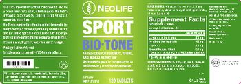 Neolife Sport Bio-Tone - supplement