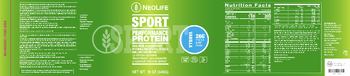 Neolife Sport Performance Protein Vanilla - supplement