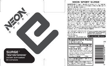 Neon Sport Surge Testosterone - supplement
