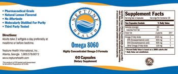 Neptune Health Omega 8060 - supplement