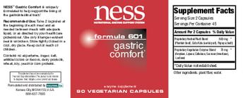 NESS Nutritional Enzyme Support System Formula 601 Gastric Comfort - enzyme supplement