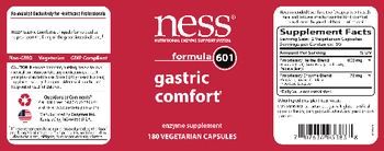 NESS Nutritional Enzyme Support System Formula 601 Gastric Comfort - enzyme supplement