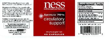 NESS Nutritional Enzyme Support System Formula 701s Circulatory Support - enzyme supplement