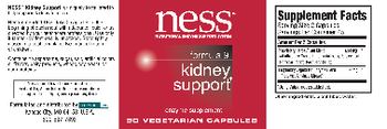 NESS Nutritional Enzyme Support System Formula 9 Kidney Support - enzyme supplement