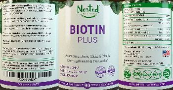 Nested Naturals Biotin Plus - supplement