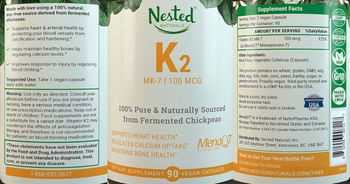 Nested Naturals K2 100 mcg - supplement