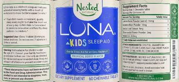 Nested Naturals Luna Kids Sleep Aid Tropical Berry Flavor - supplement
