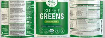 Nested Naturals Super Greens Original Flavor - supplement