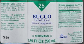 Nestmann Bucco - herbal liquid extract supplement