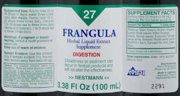 Nestmann Frangula - herbal liquid extract supplement