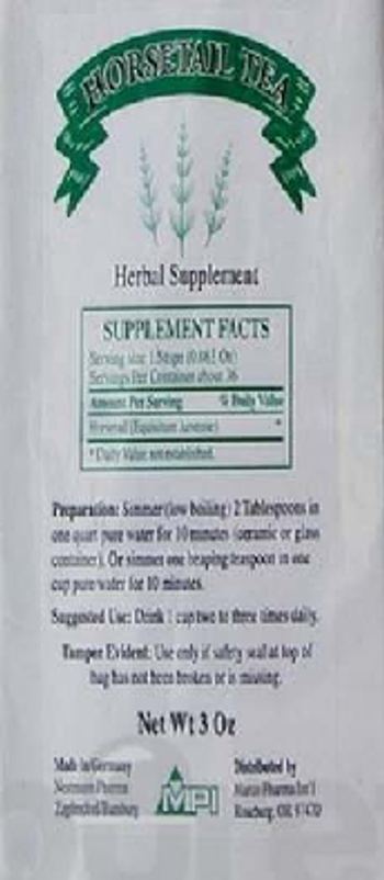 Nestmann Pharma Horsetail Tea - herbal supplement