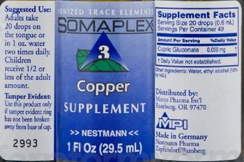 Nestmann Somaplex 3 Copper - supplement