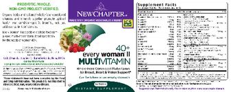 New Chapter 40+ Every Woman II Multivitamin - supplement