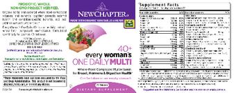 New Chapter 40+ Every Woman's One Daily Multi - supplement