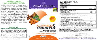 New Chapter Activated C Food Complex - supplement