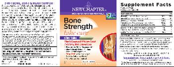 New Chapter Bone Strength Take Care Slim Tabs - supplement