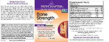 New Chapter Bone Strength Take Care Slim Tabs - supplement