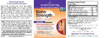 New Chapter Bone Strength Take Care Slim Tabs - supplement