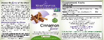 New Chapter Cinnamon Force - supplement