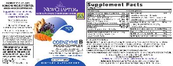 New Chapter Coenzyme B Food Complex - supplement