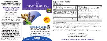 New Chapter Coenzyme B Food Complex - supplement