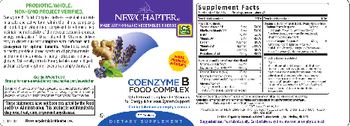 New Chapter Coenzyme B Food Complex - supplement