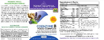 New Chapter Coenzyme B Food Complex - supplement