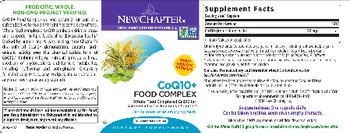 New Chapter CoQ10+ Food Complex - supplement