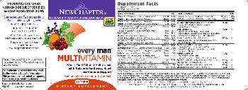 New Chapter Every Man Multivitamin - supplement