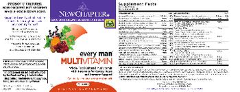 New Chapter Every Man Multivitamin - supplement