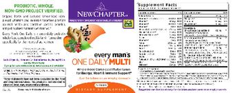 New Chapter Every Man One Daily Multi - supplement