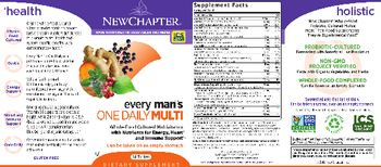 New Chapter Every Man's One Daily Multi - supplement