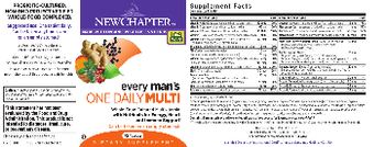 New Chapter Every Man's One Daily Multi - supplement