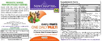 New Chapter Every Man's One Daily Multi - supplement