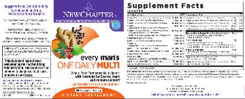 New Chapter Every Man's One Daily Multi - supplement