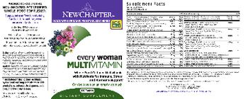 New Chapter Every Woman Multivitamin - supplement