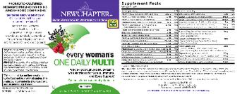 New Chapter Every Woman's One Daily Multi - supplement