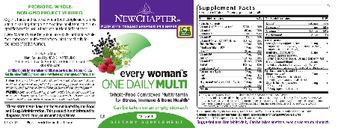 New Chapter Every Woman's One Daily Multi - supplement