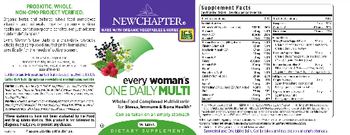 New Chapter Every Woman's One Daily Multi - supplement