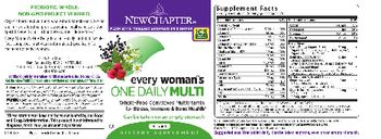 New Chapter Every Woman's One Daily Multi - supplement