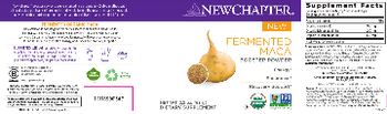New Chapter Fermented Maca - supplement