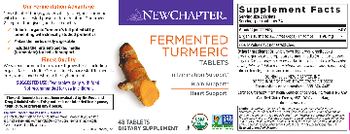 New Chapter Fermented Turmeric Tablets - supplement