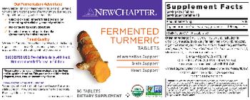 New Chapter Fermented Turmeric Tablets - supplement