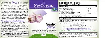 New Chapter Garlic Force - supplement