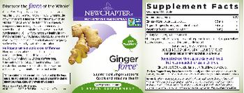 New Chapter Ginger Force - supplement